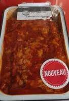 Mängden socker i Aubergines a la parmigiana