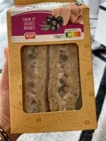 Mängden socker i Sandwich thon olives noires