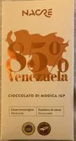 Mängden socker i 85% venezuela cioccolato di modica