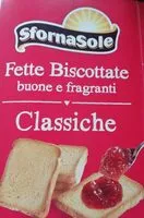 Mängden socker i Fette biscottate