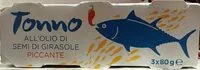 Mängden socker i Tonno all'olio di semi di girasole piccante