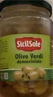 Mängden socker i Olive verdi denocciolate