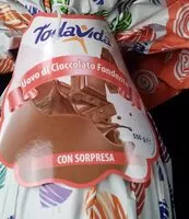 Mängden socker i Uovo cioccolato fondente