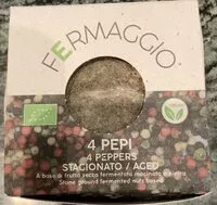 Mängden socker i Fermaggio stagionato ai 4 pepi