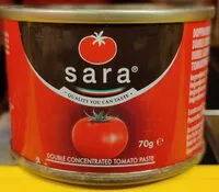 Mängden socker i Double concentrated tomato paste