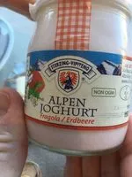 Mängden socker i Alpenyogurt vetro da latte fieno STG - 150g - Gusto fragola