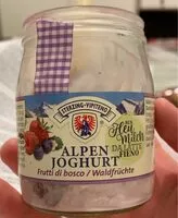 Mängden socker i Alpenyogurt vetro da latte fieno STG - 150g - Gusto frutti di bosco