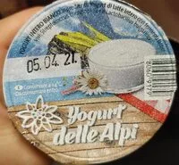 Mängden socker i Yogurt delle Alpi - 125g - Bianco