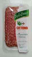 Mängden socker i Salami spianata classica