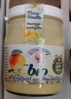 Mängden socker i Bio Vollmilchjoghurt aus Heumilch g.t.S. - 150g - Mango/Vanille
