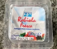 Mängden socker i Robiola fresca