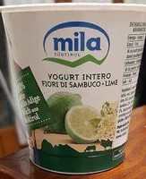 Mängden socker i Yogurt intero fior di sambuco e lime
