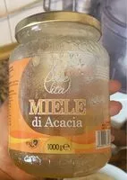 Mängden socker i Miele di acacia