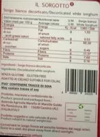 Mängden socker i Il sorgotto