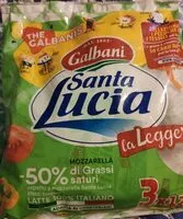 Mängden socker i Galbani Santa Lucia