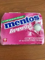 Mängden socker i Chewing gum mentos cherry mint