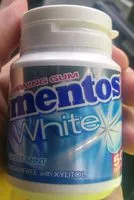Mängden socker i Mentos Gum Mintgeschmack, White