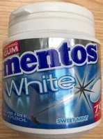 Mängden socker i Mentos Gum White Sweetmint Bottle