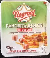 Mängden socker i Pancetta dolce in cubetti