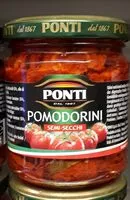 Mängden socker i Tomates Cerises Semi Sechees Ponti