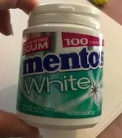 Mängden socker i Chewing-gum Mentos White Menthe Verte