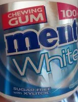 Mängden socker i Mentos White chewing gum