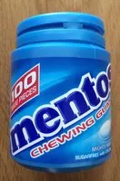 Mängden socker i Mentos chewing gum mint