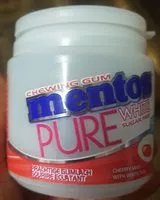 Mängden socker i Chewing-gum pure White