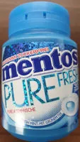 Mängden socker i Mentos Pure Fresh, Fresh Mint mit grünem Tee