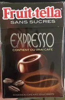 Mängden socker i Fruit-tella sans sucres Expresso