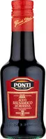 Mängden socker i Ponti Aceto Bals. modena Igp ML. 250