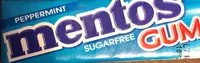 Mängden socker i Mentos Peppermint Gum