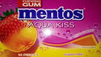 Mängden socker i Mentos Gum Aqua Kiss Strawberry-mandarin