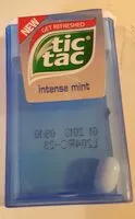 Mängden socker i Tic tac intense mint
