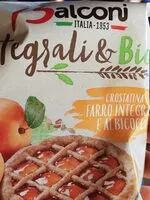 Mängden socker i Crostatina farro integrale e albicocca