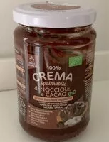 Mängden socker i Crema spalmabile di nocciole e cacao bio
