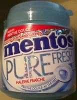 Mängden socker i Mentos Pure Fresh