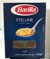 Mängden socker i Barilla Stelline, Pasta
