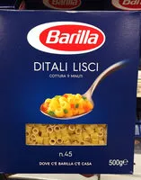 Mängden socker i Ditali lisci n