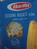 Mängden socker i Sedani rigati