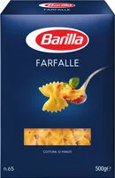 Mängden socker i Farfalle
