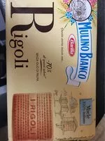 Mängden socker i Rigoli 400 GR. Mulino Bianco