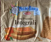 Mängden socker i Fette biscottate integrali