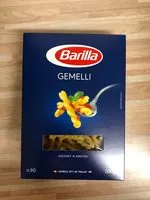 Mängden socker i Barilla Pasta Klassische Gemelli n.90 aus hochwertigem Hartweizen immer al dente, 500g