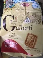Mängden socker i Biscotti Galletti