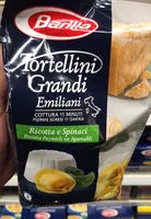 Mängden socker i Tortellini Grandi Emiliani Ricotta e Spinaci