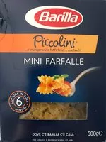 Mängden socker i Mini Farfalle N°64