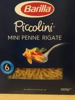 Mängden socker i Barilla Picolini Mini Penne