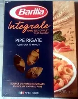 Mängden socker i Pipe Rigate Integrale 100 % Blé Complet