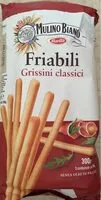 Mängden socker i Grissini classici friabili